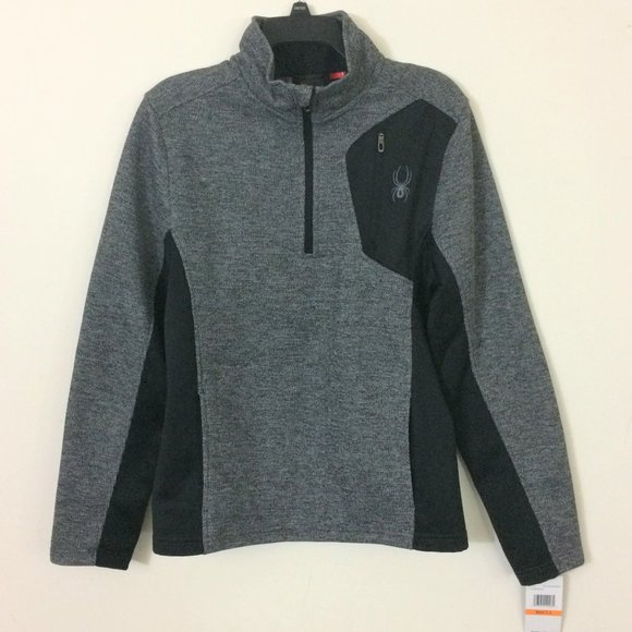 NWT Spyder Men's Raider 1/4 Zip Sweater - Picture 2 of 7